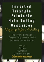Inverted Triangle: Graphic Organizer