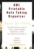 KWL Chart: Graphic Organizer