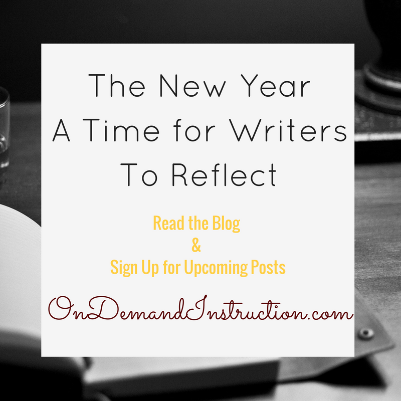 New Year: A Time to Reflect