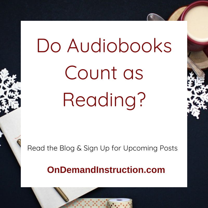 Do audiobooks count as reading