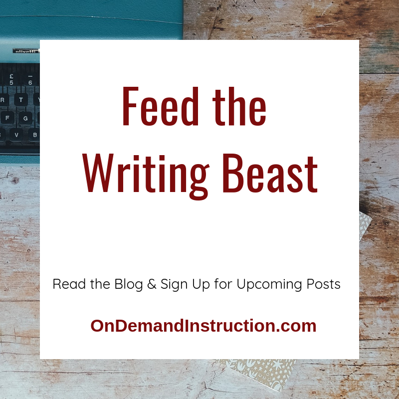 Feed your writing 