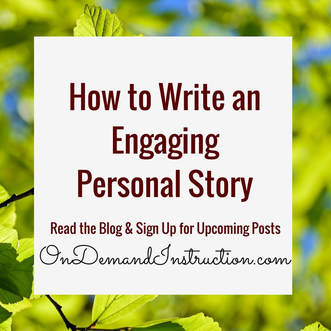 How to write an engaging personal story