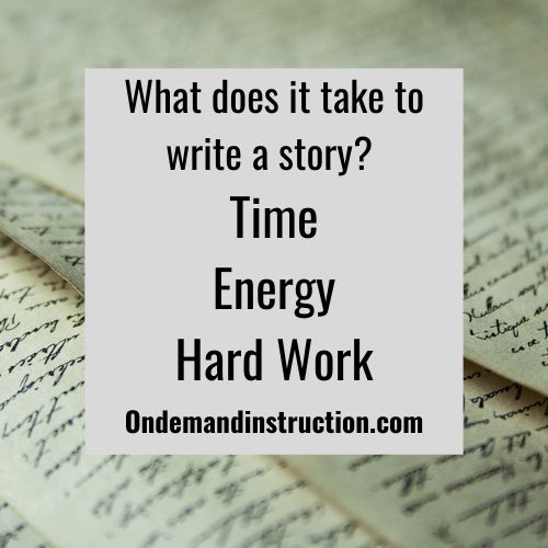 what does it take to write a story